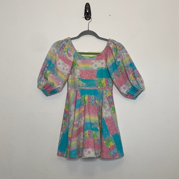 What Zoey Wants Girls' Pink & Blue Custom Fit & Flare Dress Girly Party size 10 - Picture 2 of 8